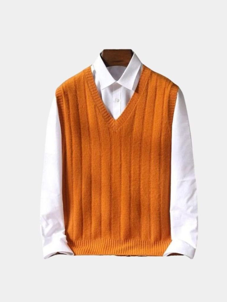 Men’s Knit Sweater – Merino Wool Pullover Casual Everyday Knitwear