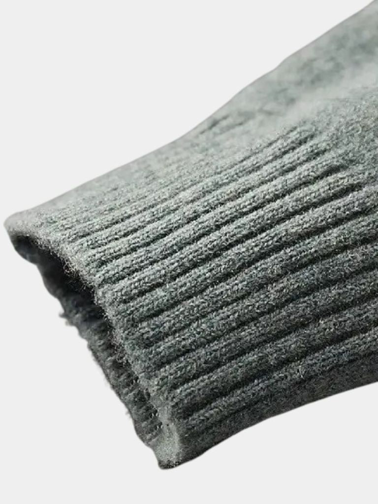 Men’s Knit Sweater – Merino Wool Turtleneck Casual Everyday Knitwear