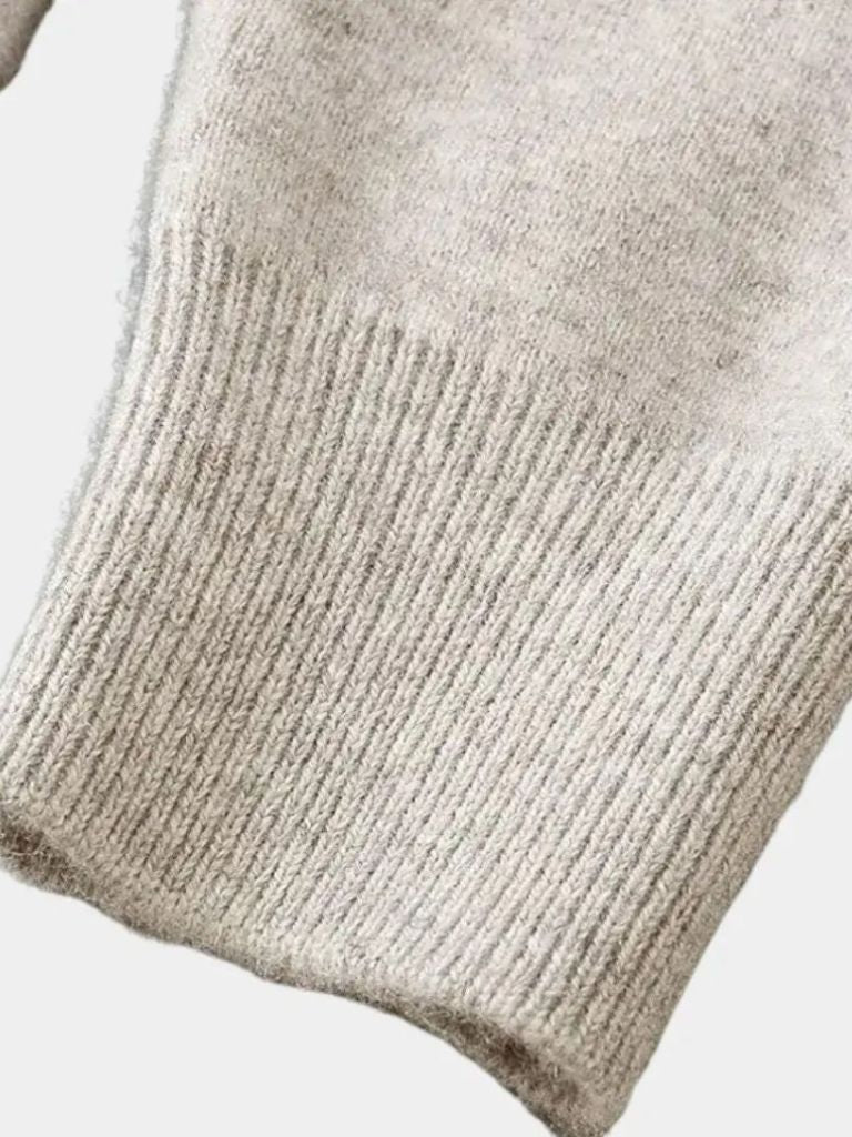 Men’s Cardigan Sweater – Merino Wool Neck Casual Everyday Knitwear