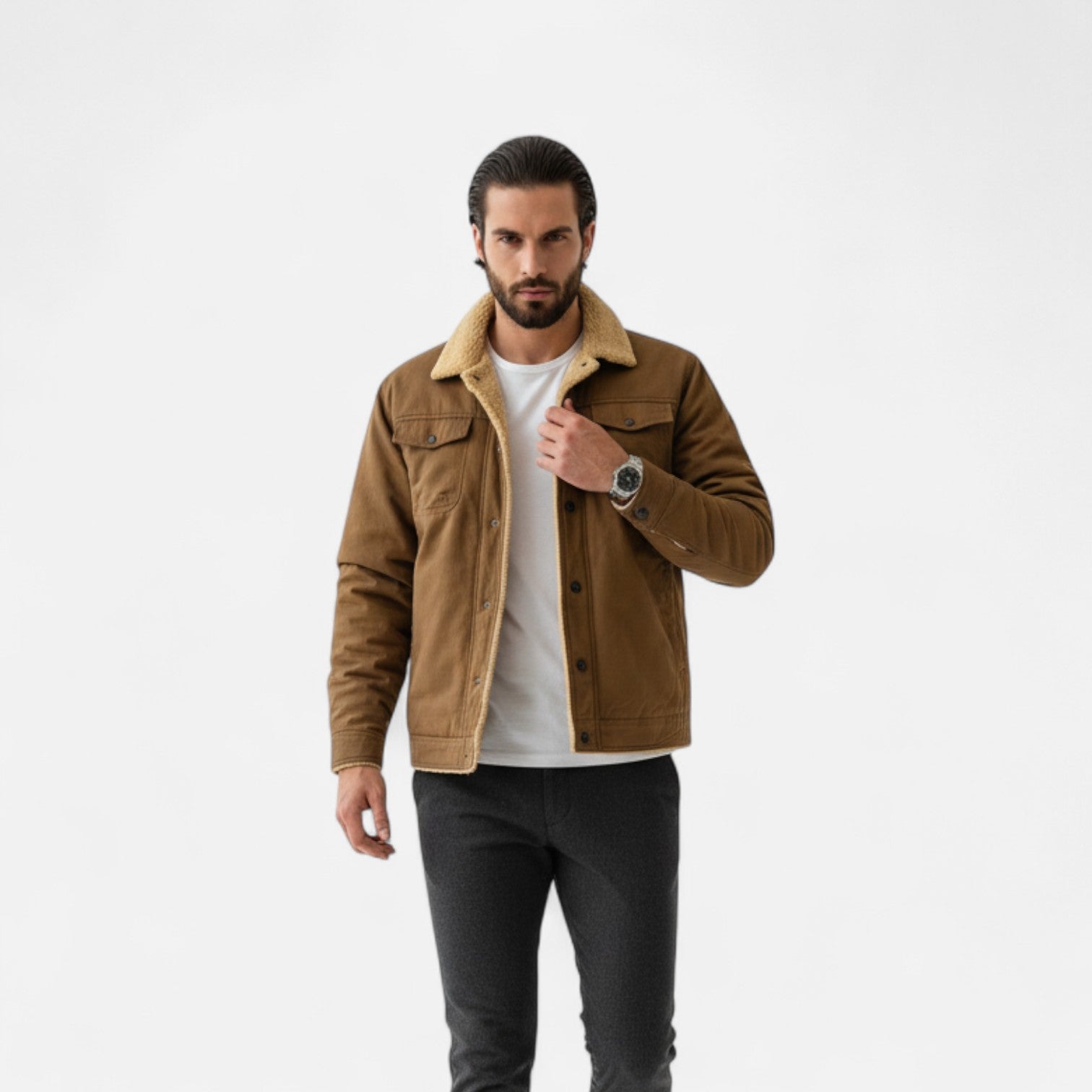Men’s Casual Jacket – Winter Heritage Comfort