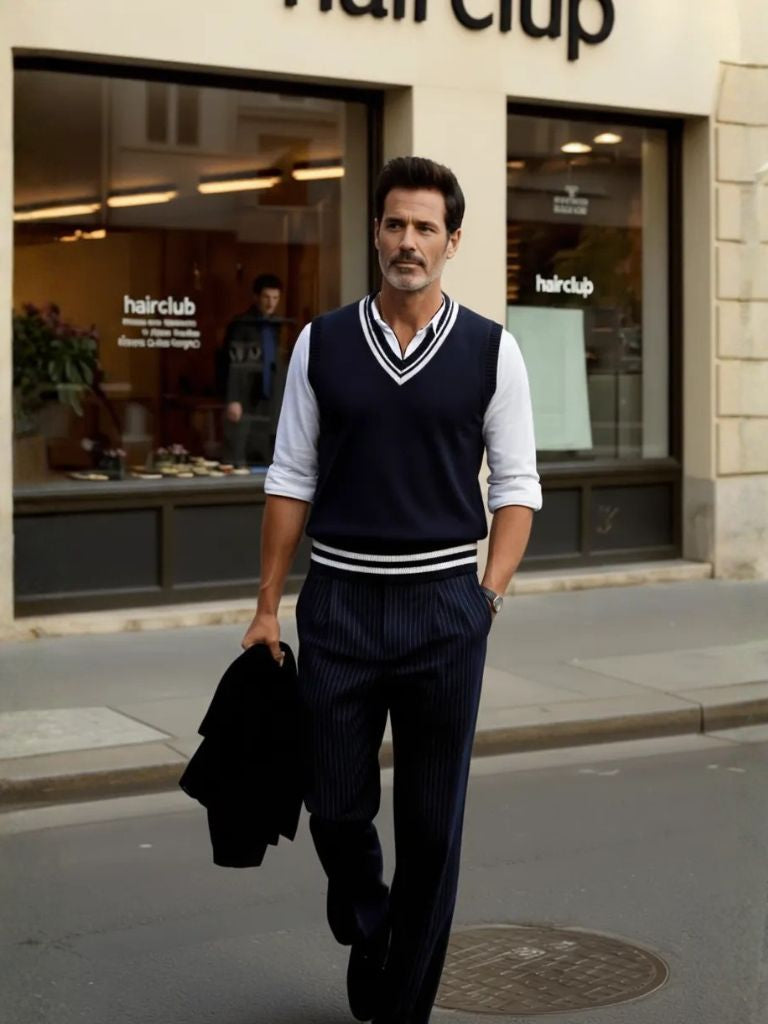 Men’s Knit Sweater – Old Money Essential Casual Everyday Knitwear