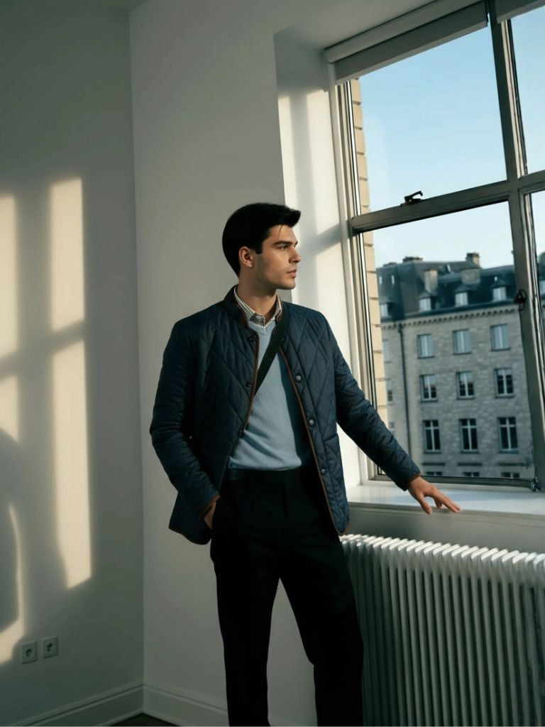 Men’s Jacket – Quilted Modern Everyday Design