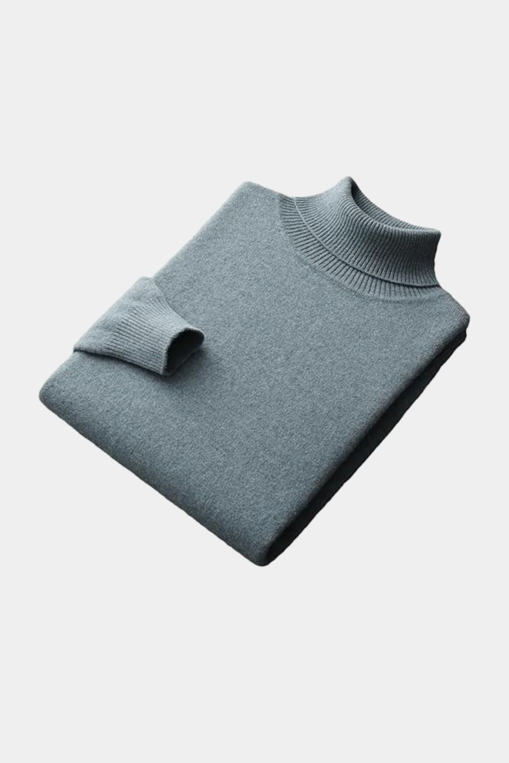 Men’s Knit Sweater – Merino Wool Turtleneck Casual Everyday Knitwear
