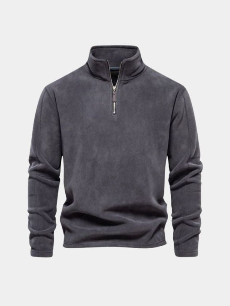 Men’s Knit Sweater – Alpine Quarter Zip Casual Everyday Knitwear
