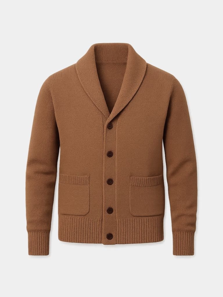Men’s Cardigan Sweater – British Casual Everyday Knitwear