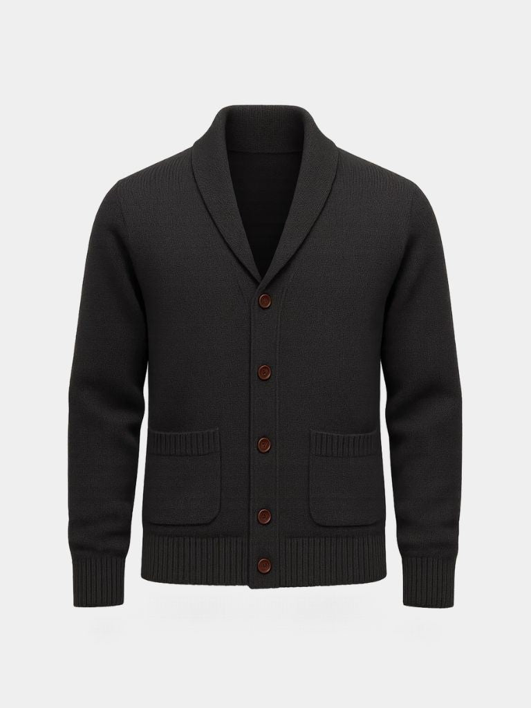 Men’s Cardigan Sweater – British Casual Everyday Knitwear