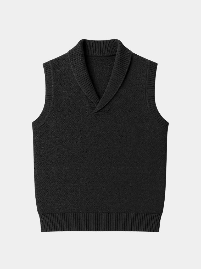 Men’s Knit Sweater – British Vest Waistcoat Casual Everyday Knitwear