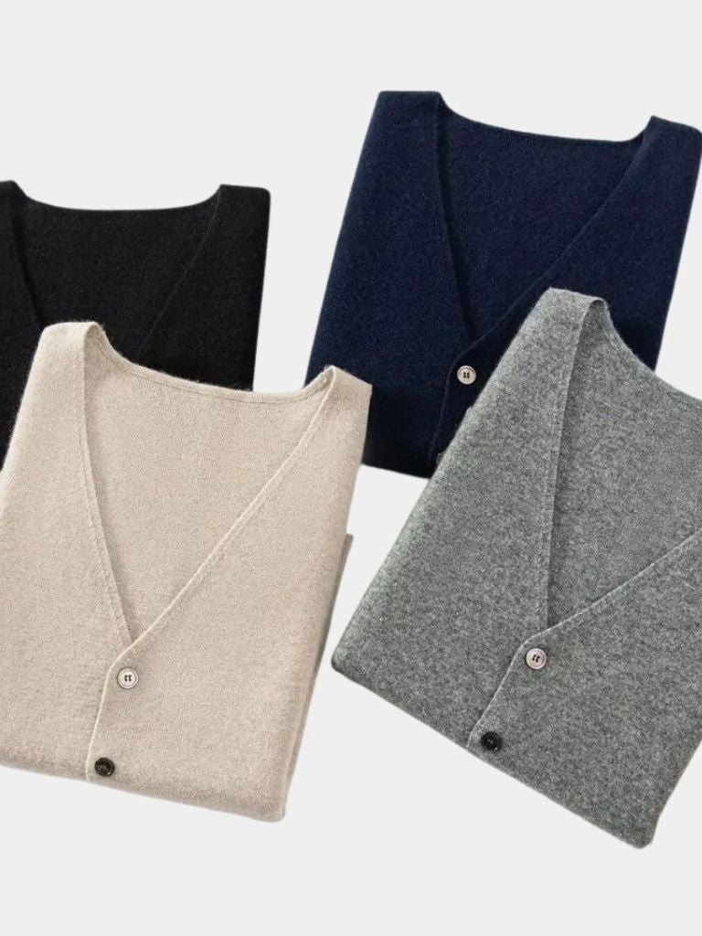 Men’s Cashmere Sweater – Vest Soft Luxury Knit