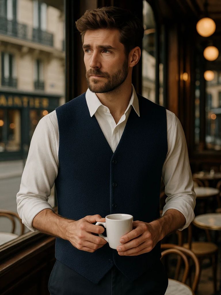Men’s Cashmere Sweater – Vest Soft Luxury Knit