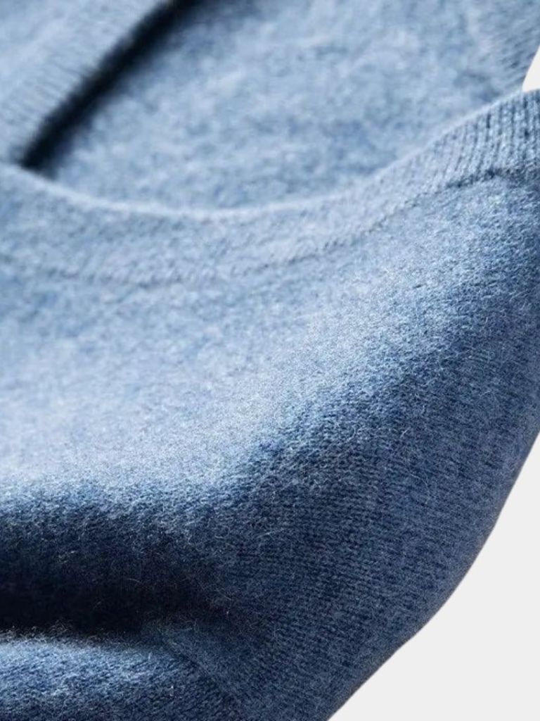 Men’s Cashmere Sweater – Neck Knitwear Soft Luxury Knit