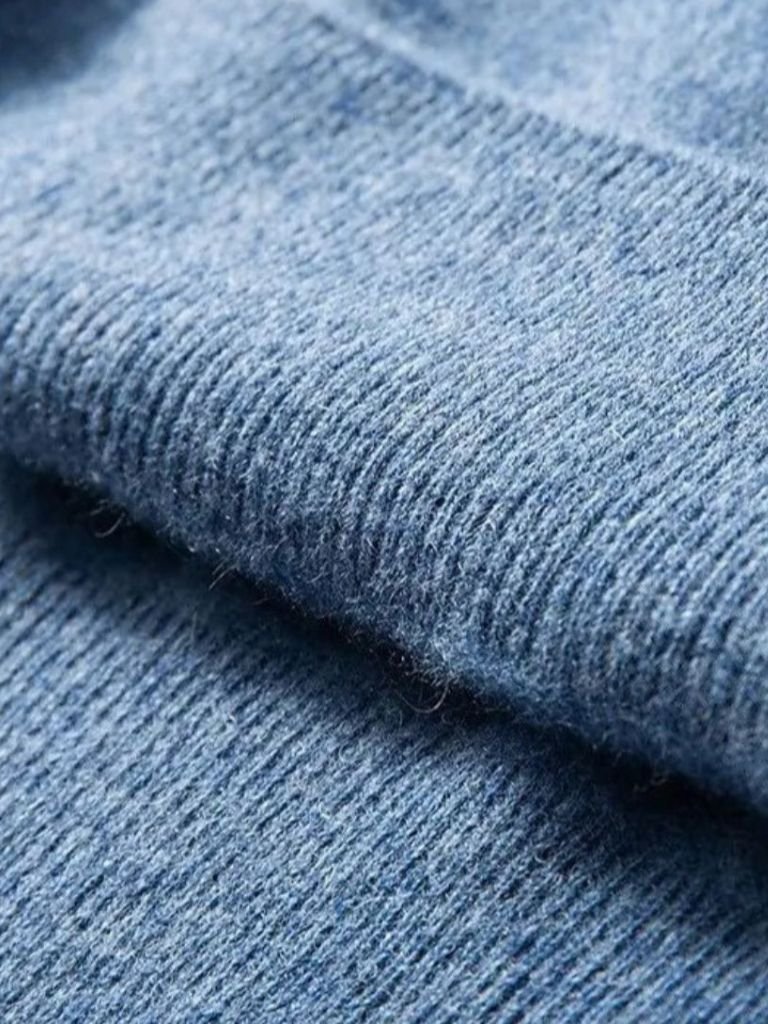 Men’s Cashmere Sweater – Neck Knitwear Soft Luxury Knit