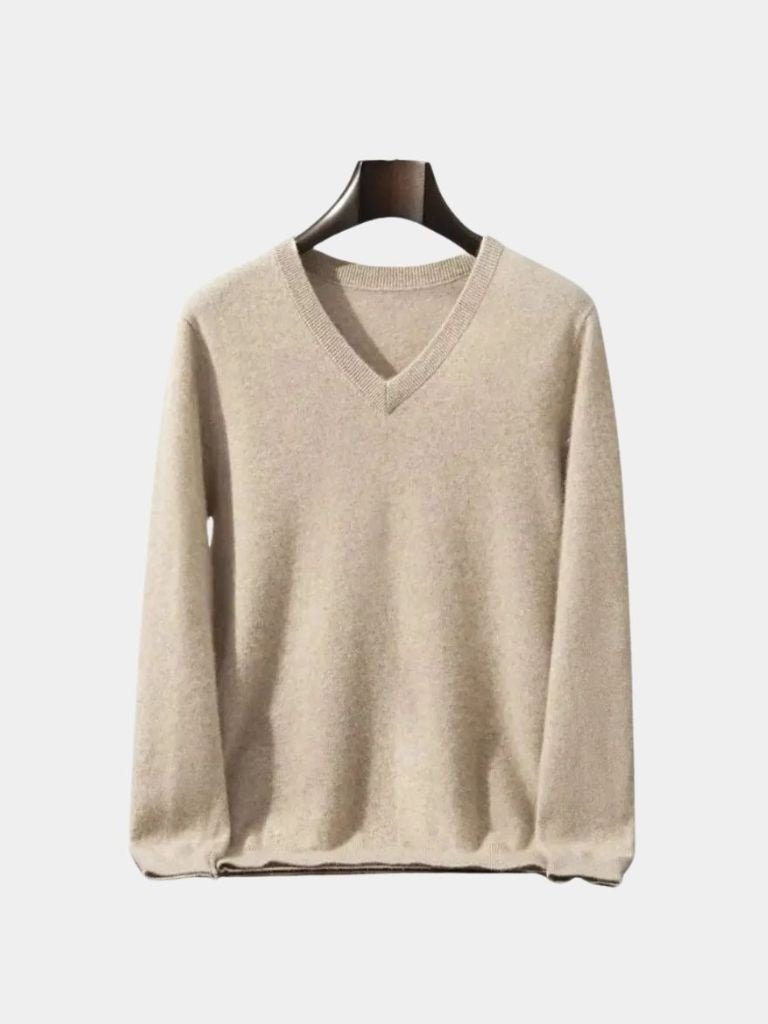 Men’s Cashmere Sweater – Neck Knitwear Soft Luxury Knit