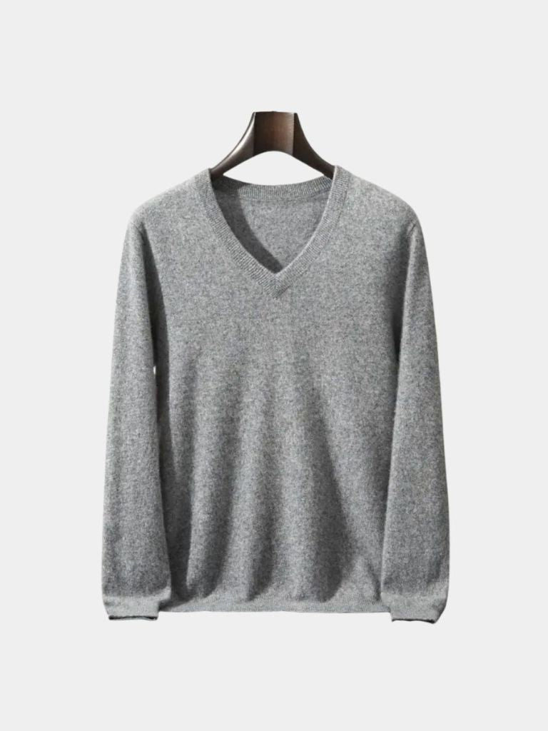 Men’s Cashmere Sweater – Neck Knitwear Soft Luxury Knit