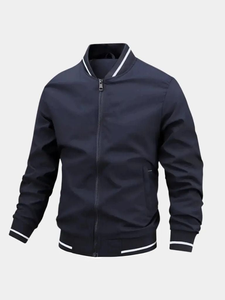 Men’s Bomber Jacket – Baseball Modern Streetwear Fit