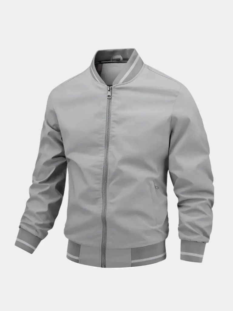 Men’s Bomber Jacket – Baseball Modern Streetwear Fit