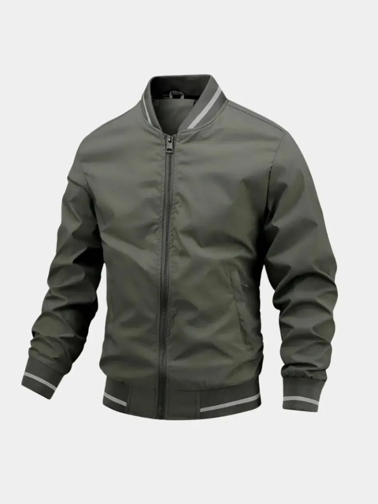 Men’s Bomber Jacket – Baseball Modern Streetwear Fit