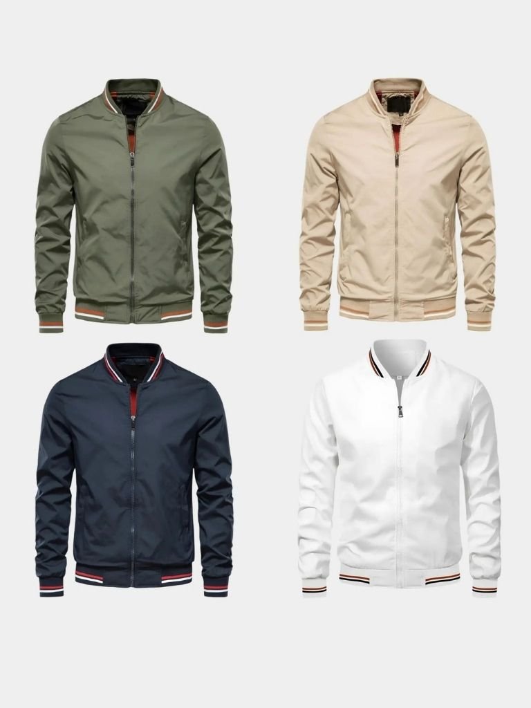 Men’s Bomber Jacket – Modern Streetwear Fit