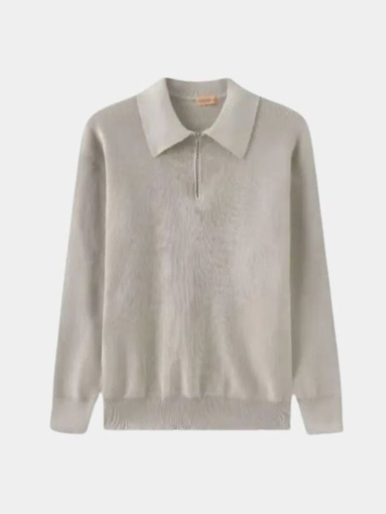 Men’s Knit Sweater – Polo Pullover Casual Everyday Knitwear