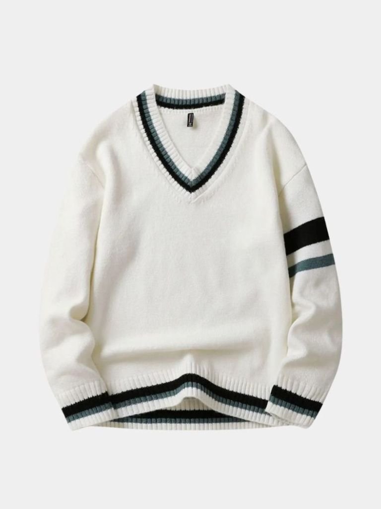 Men’s Knit Sweater – Neck Casual Everyday Knitwear