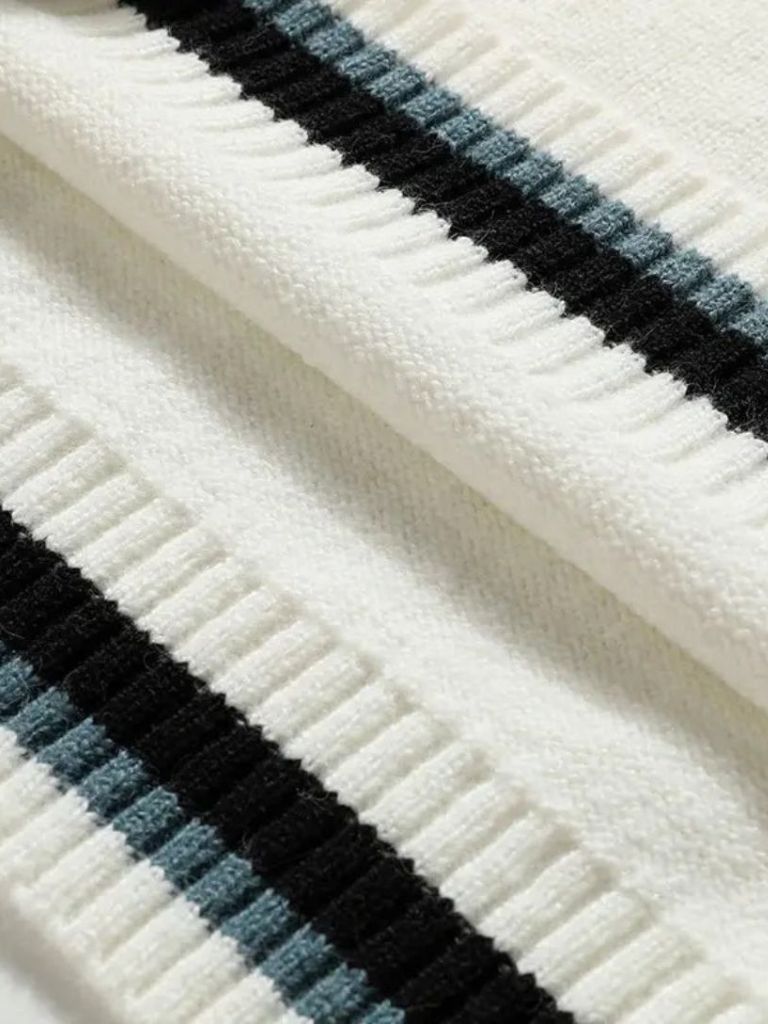 Men’s Knit Sweater – Neck Casual Everyday Knitwear