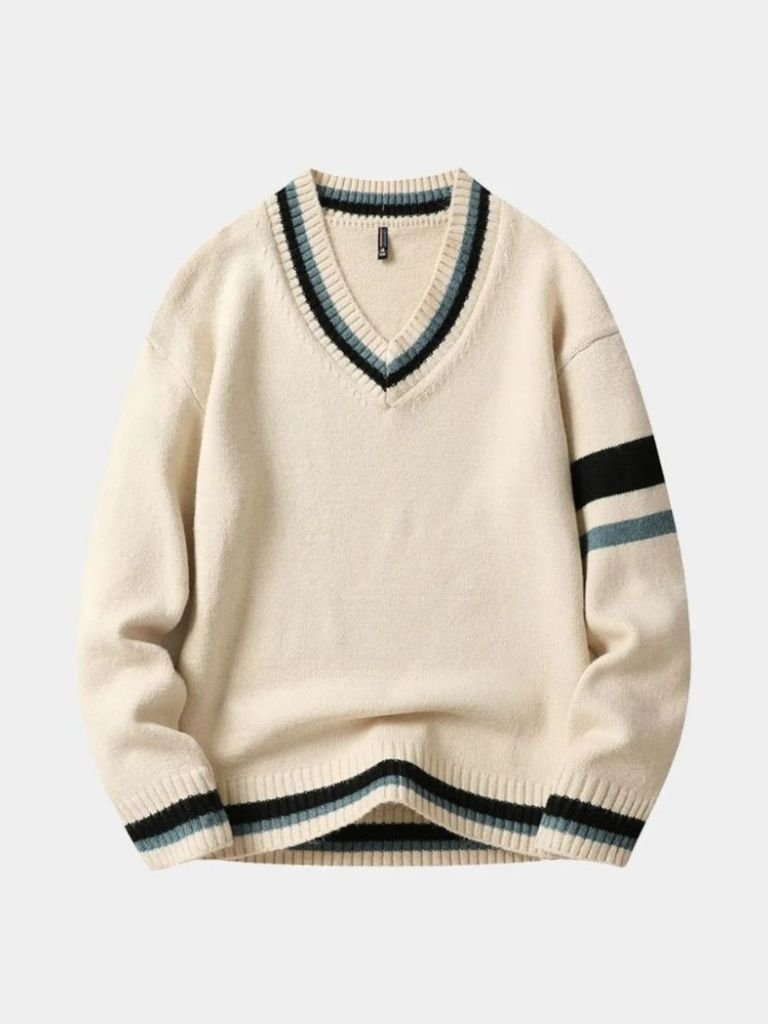 Men’s Knit Sweater – Neck Casual Everyday Knitwear