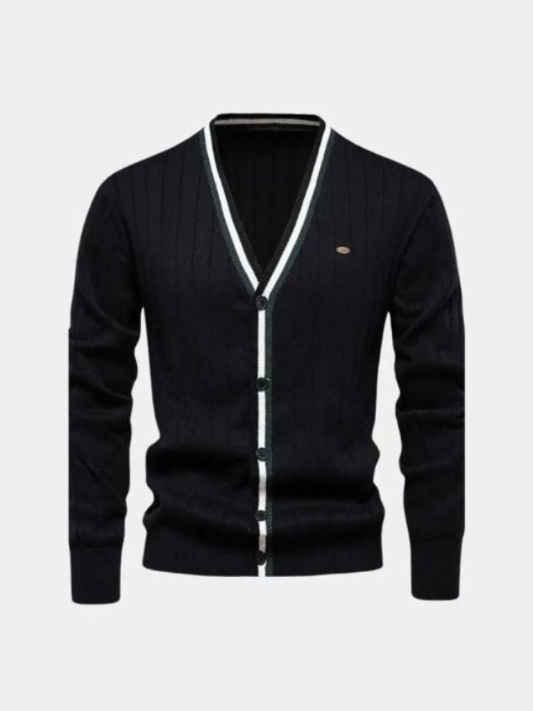 Men’s Cardigan Sweater – Cotton Button Casual Everyday Knitwear