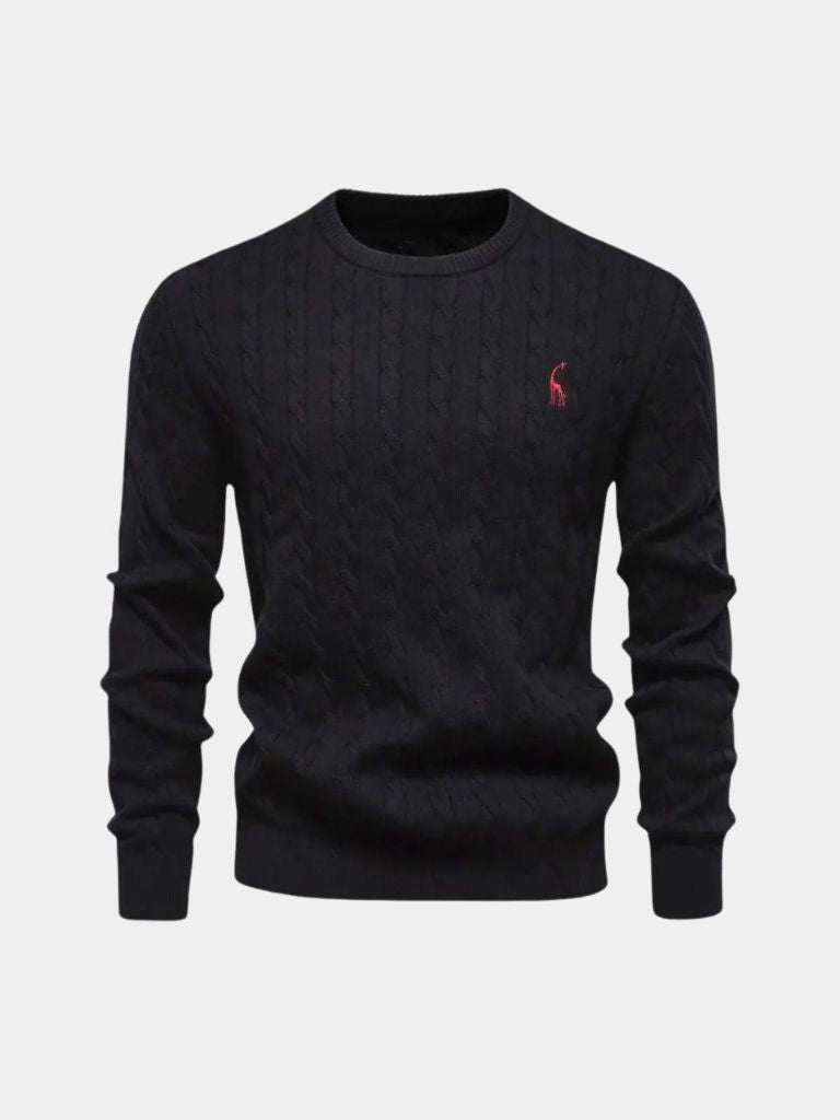 Men’s Knit Sweater – Cotton Crew Neck Casual Everyday Knitwear
