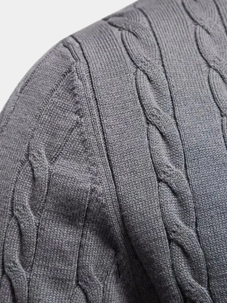 Men’s Knit Sweater – Cotton Crew Neck Casual Everyday Knitwear