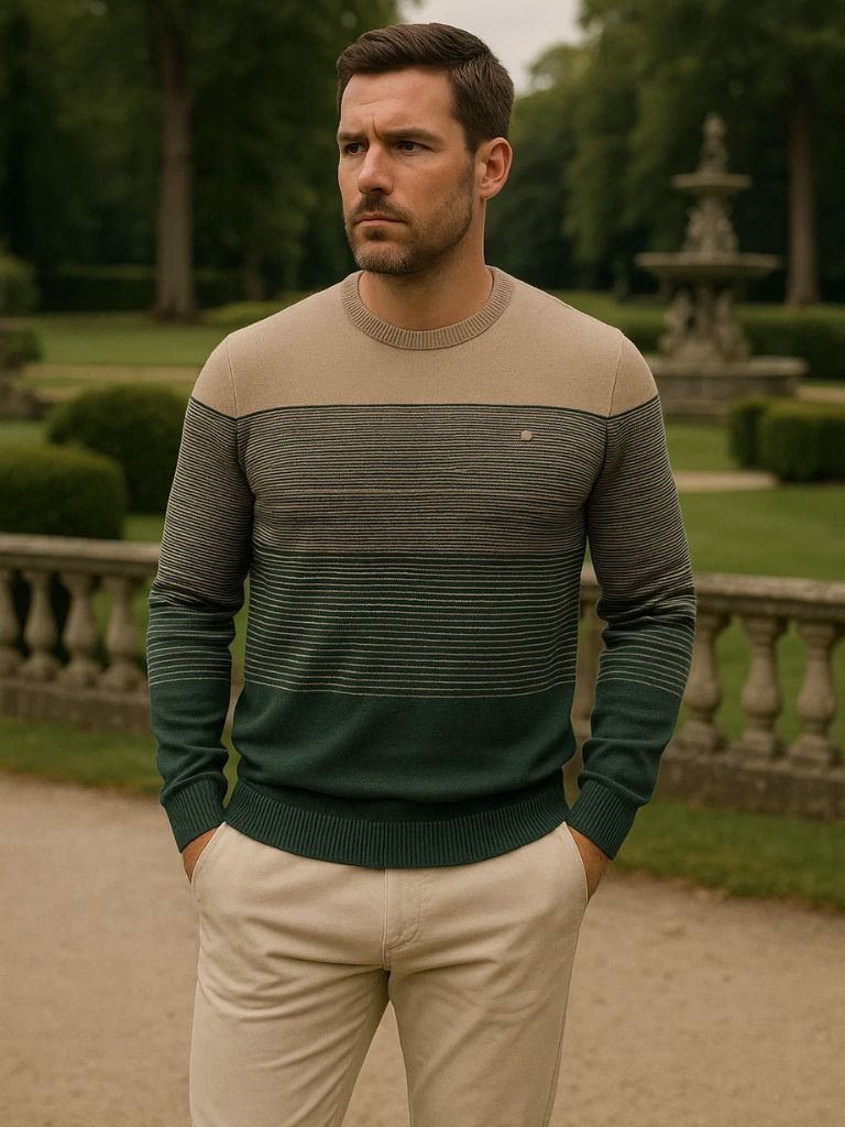 Men’s Knit Sweater – Crew Neck Knitwear Casual Everyday Knitwear