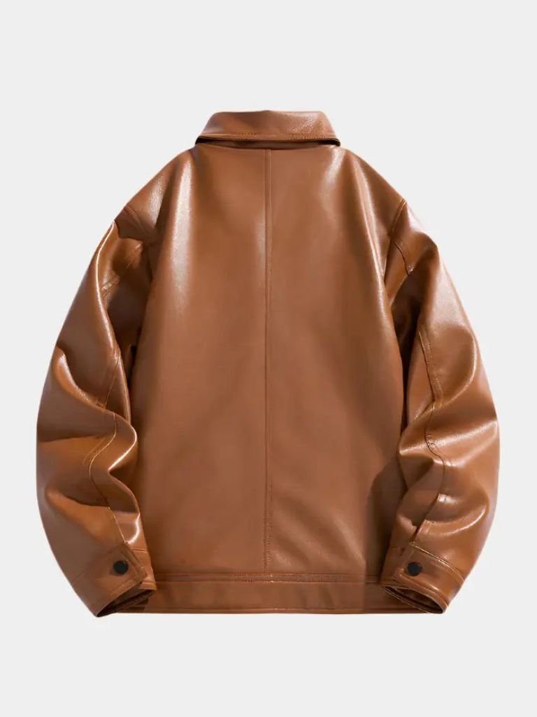 Men’s Leather Jacket – Denver Classic Moto Style