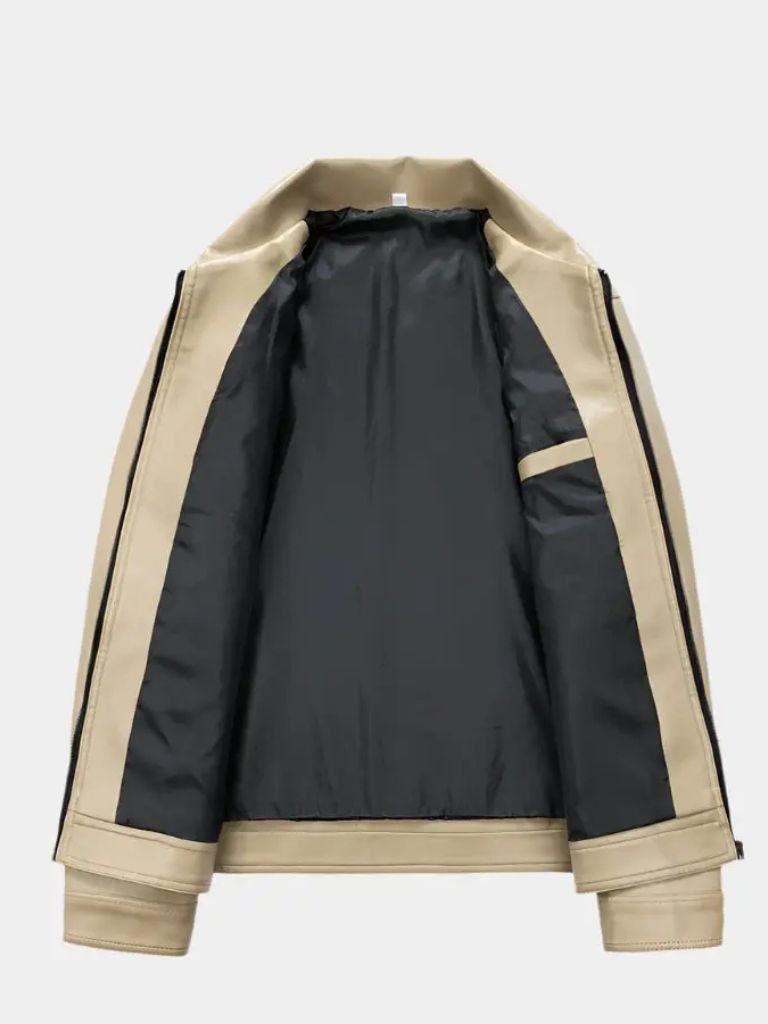 Men’s Leather Jacket – Denver Classic Moto Style