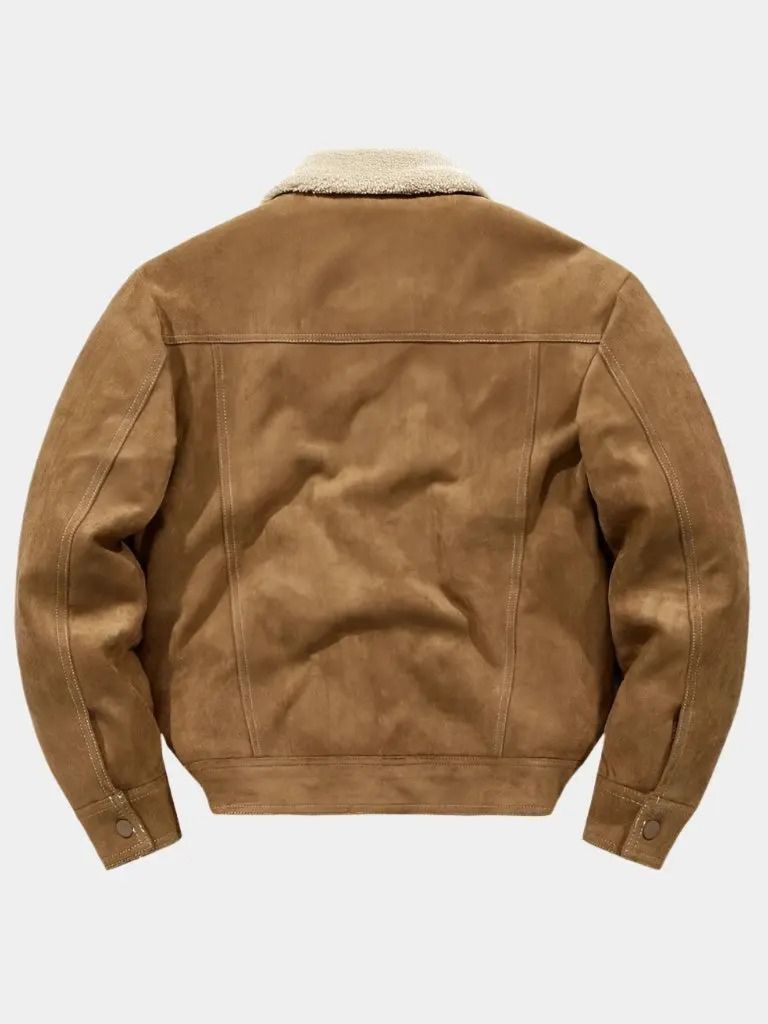 Men’s Fleece Jacket – Essential Suede Cozy Winter Layer