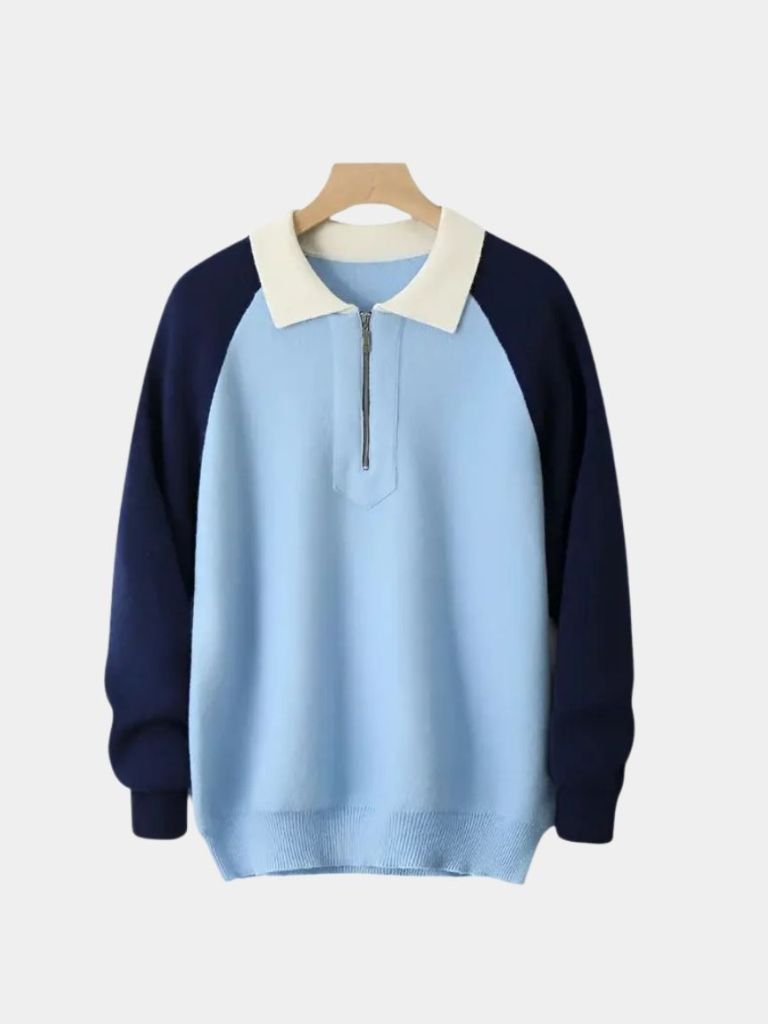 Men’s Knit Sweater – Essential Polo Casual Everyday Knitwear