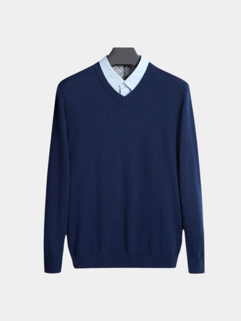 Men’s Knit Sweater – Essential Pullover Casual Everyday Knitwear