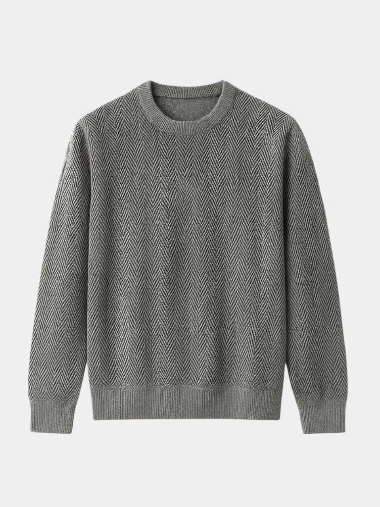 Men’s Knit Sweater – Essential Wool Casual Everyday Knitwear