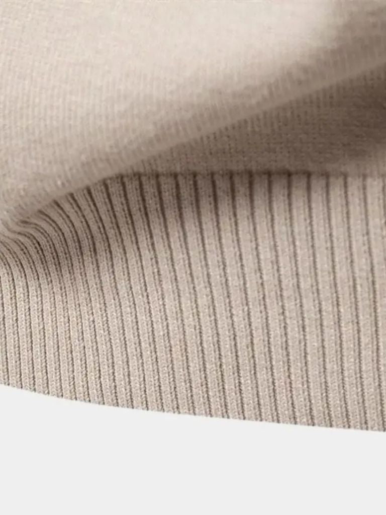 Men’s Knit Cardigan Sweater – Half Zip Knitwear Casual Everyday Knitwear