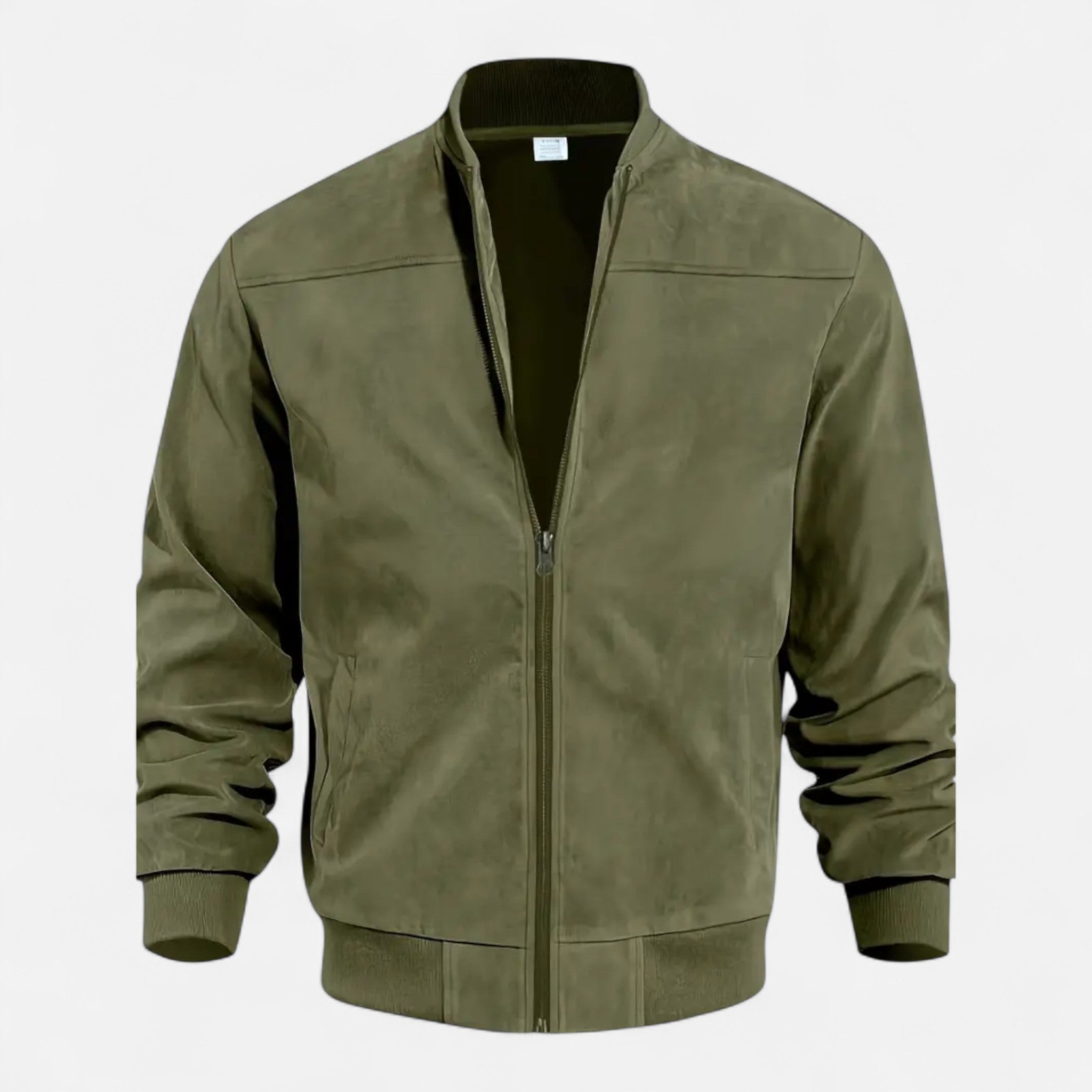 Men’s Bomber Jacket – Solenne Lightweight Vintage Modern Streetwear Fit