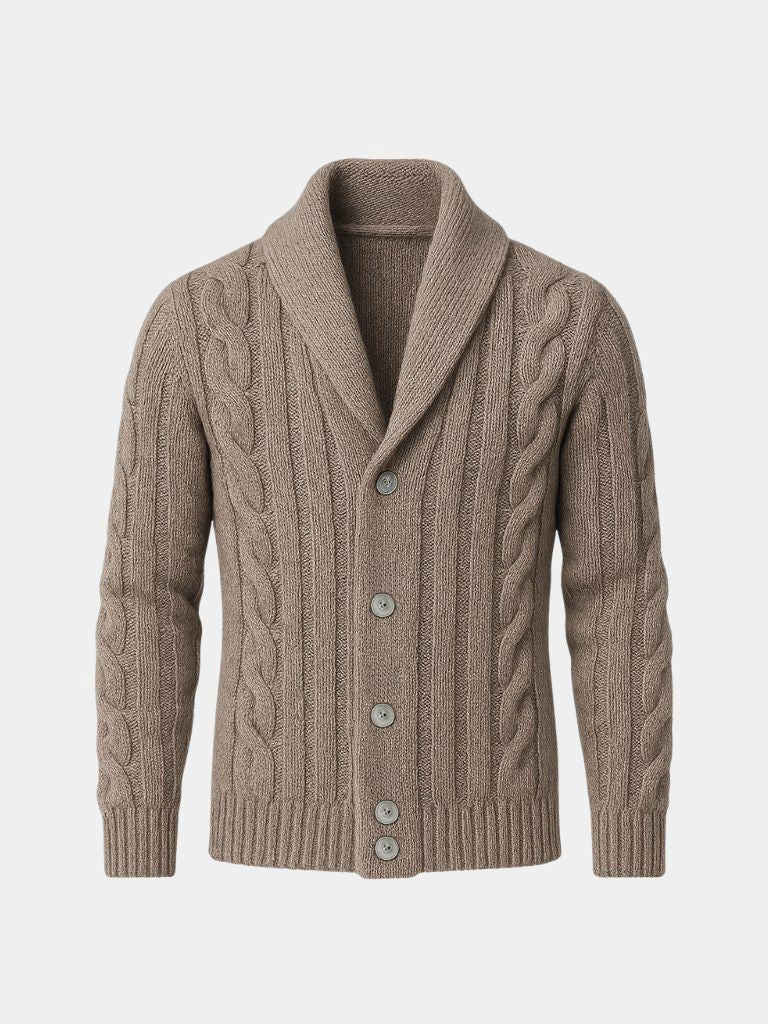 Men’s Knit Cardigan Sweater – Knitted Casual Everyday Knitwear