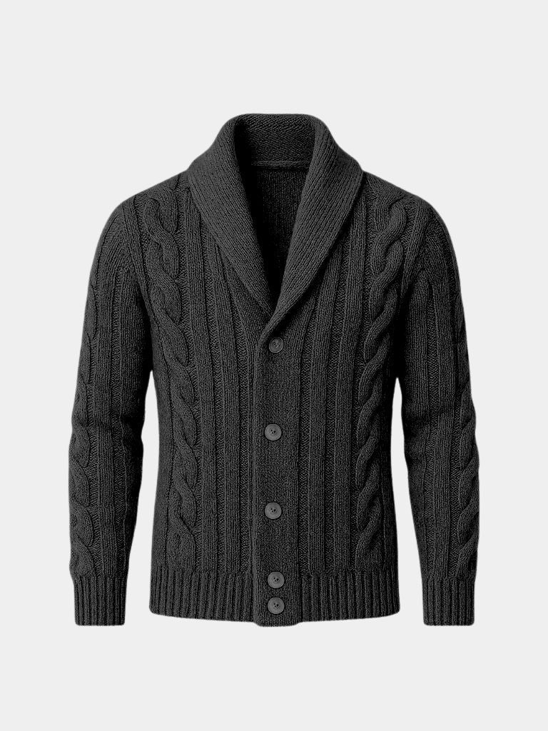 Men’s Knit Cardigan Sweater – Knitted Casual Everyday Knitwear