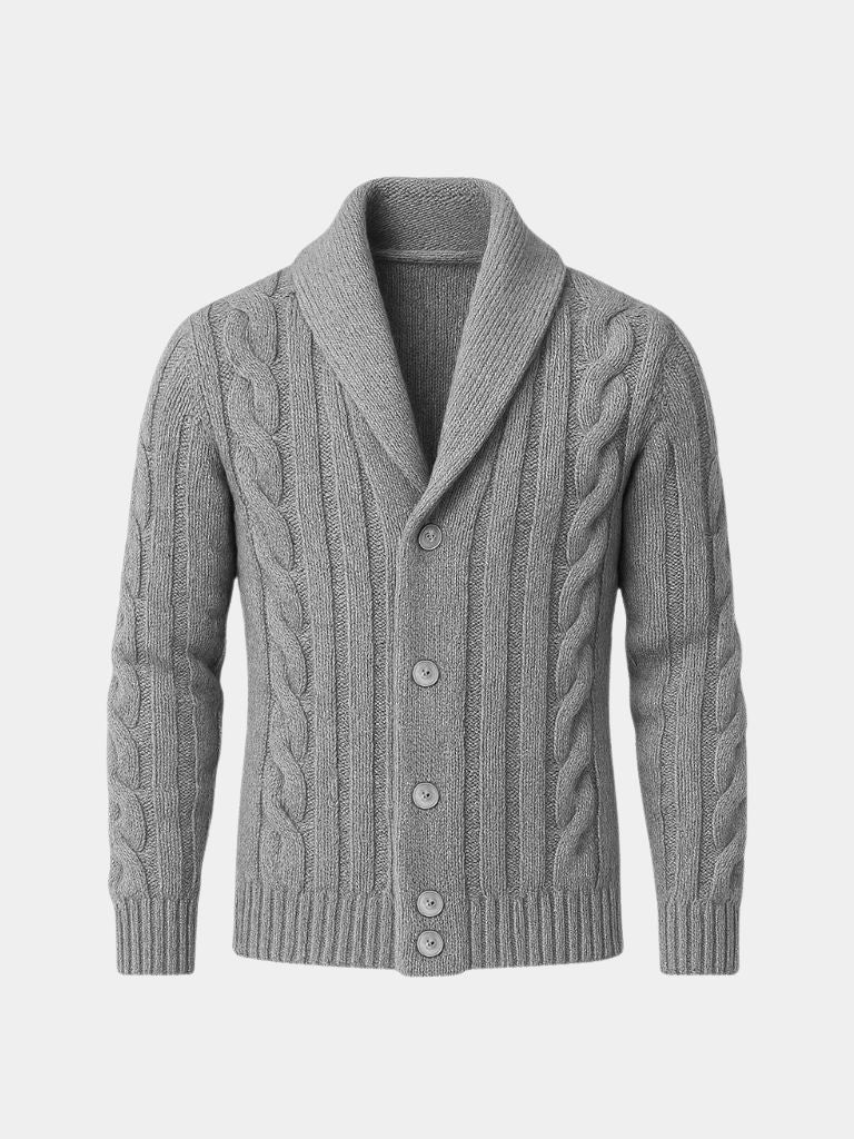 Men’s Knit Cardigan Sweater – Knitted Casual Everyday Knitwear