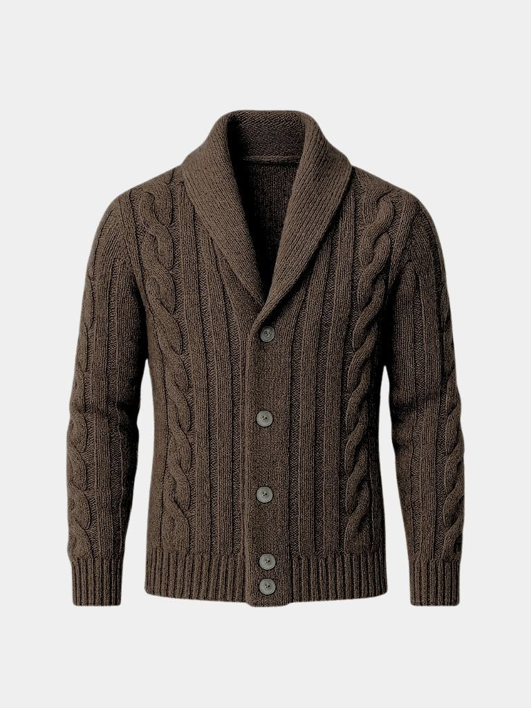 Men’s Knit Cardigan Sweater – Knitted Casual Everyday Knitwear