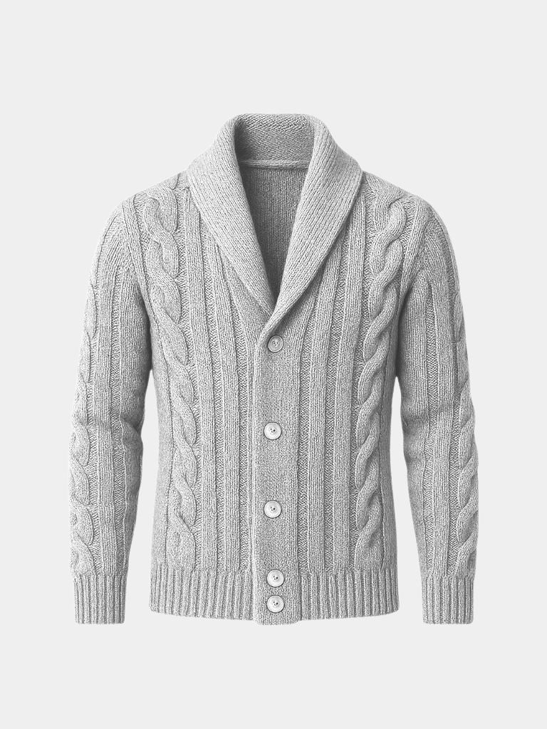 Men’s Knit Cardigan Sweater – Knitted Casual Everyday Knitwear