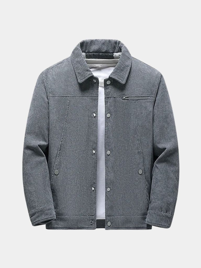 Men’s Sherpa Jacket – Minimalist Fleece-Lined Warmth