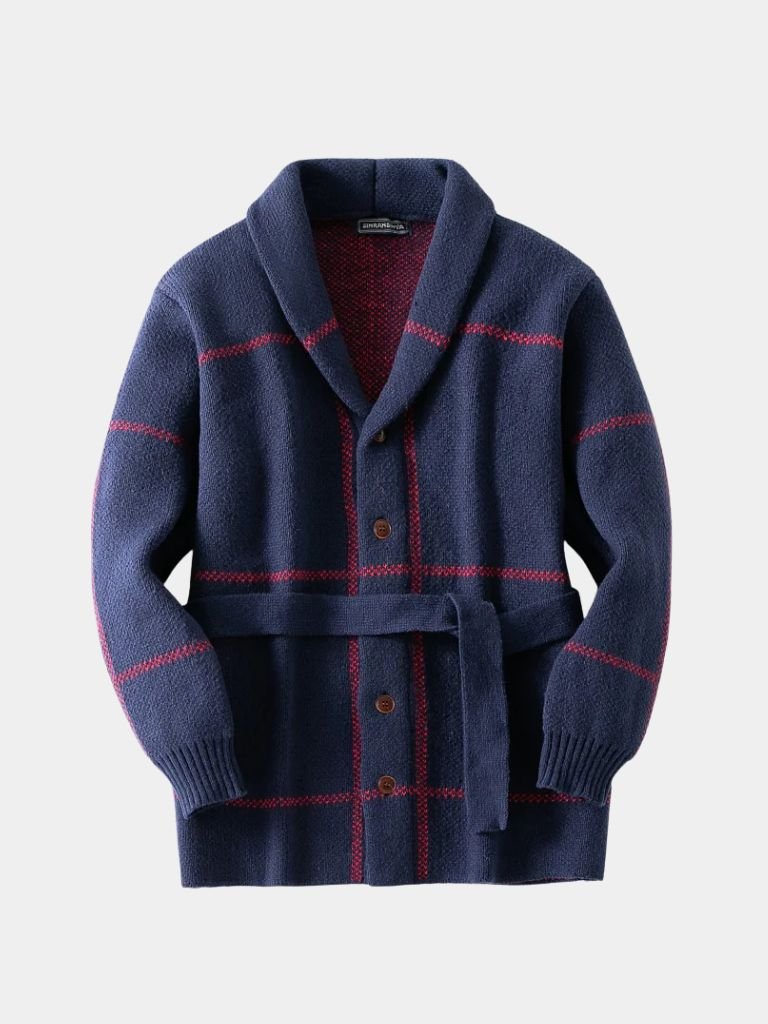 Men’s Knit Sweater – Rome Belted Casual Everyday Knitwear