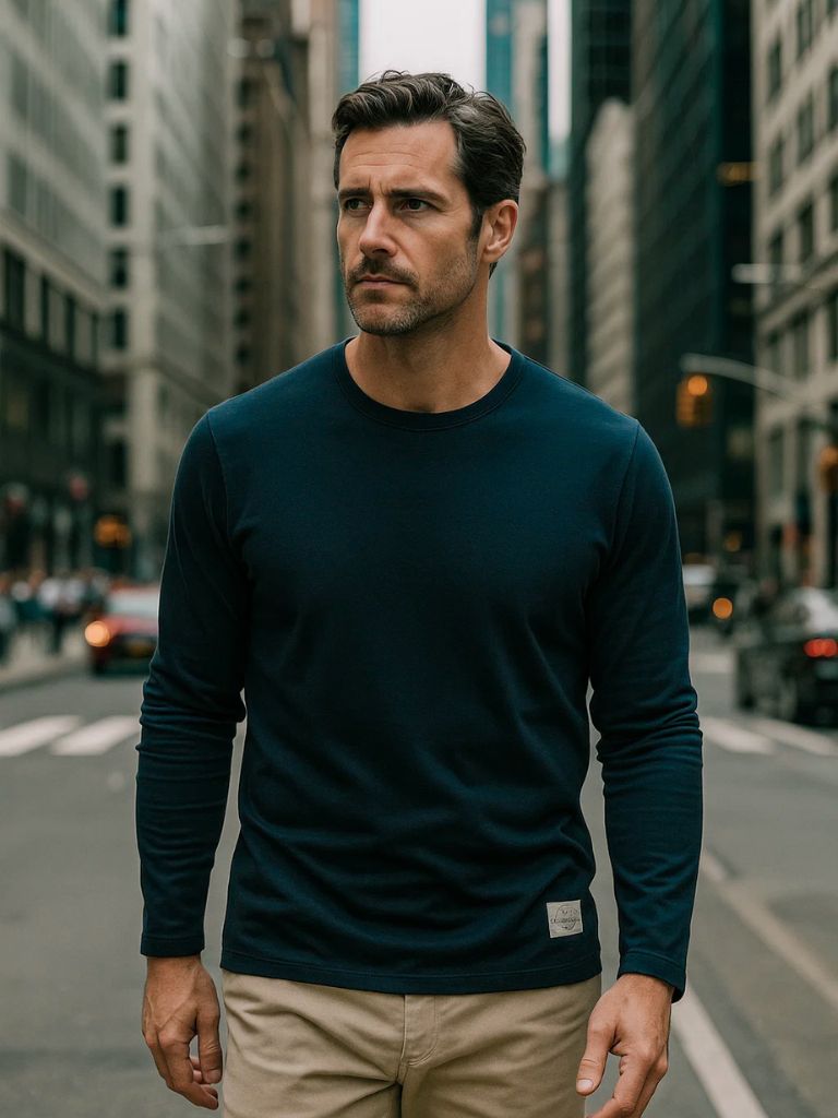 Men’s Knit Sweater – Slim Pullover Casual Everyday Knitwear