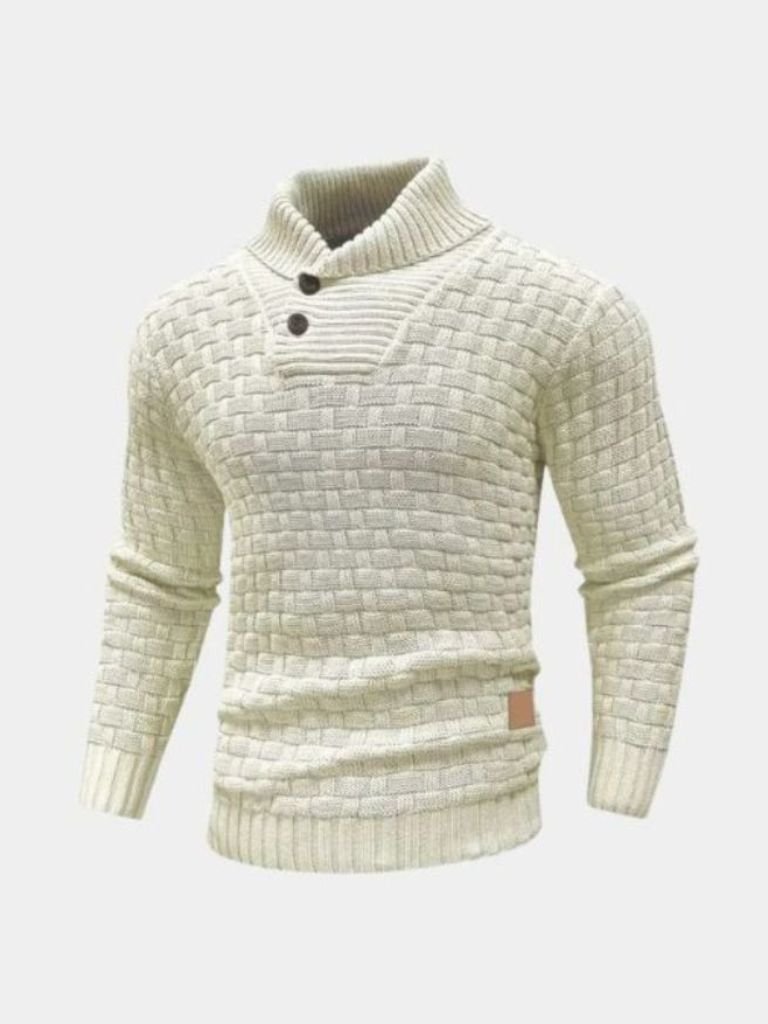 Men’s Knit Knit Sweater – Tailored Knitwear Pullover Casual Everyday Knitwear