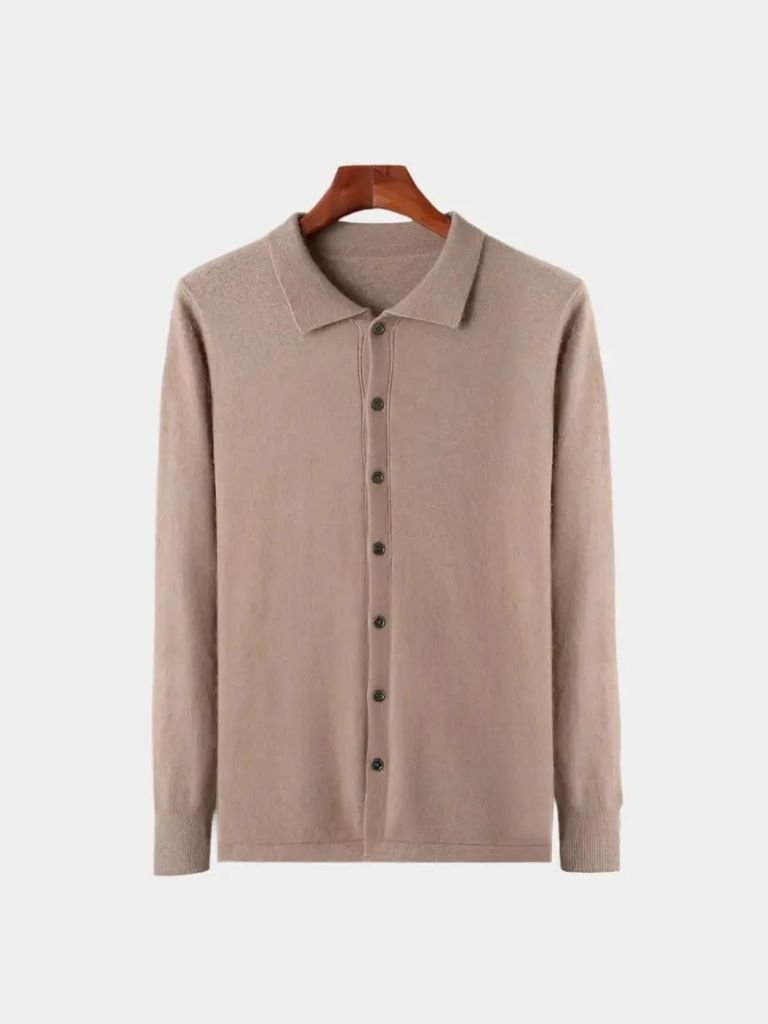 Men’s Cashmere Sweater – Polo Soft Luxury Knit