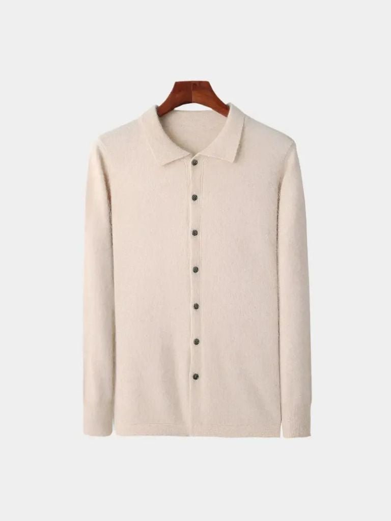 Men’s Cashmere Sweater – Polo Soft Luxury Knit