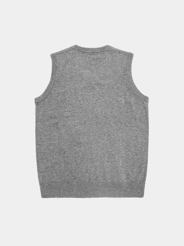 Men’s Cashmere Sweater – Neck Vest Soft Luxury Knit