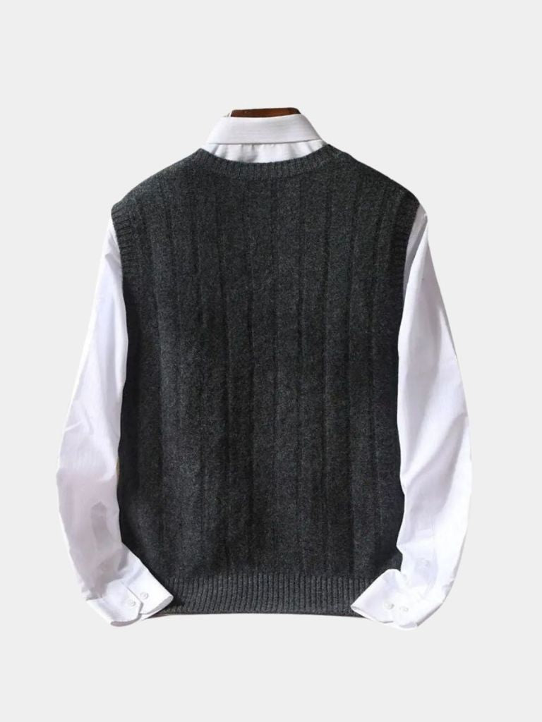 Men’s Knit Sweater – Merino Wool Pullover Casual Everyday Knitwear